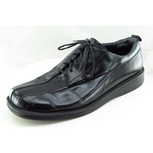 State‎ Street Shoes Sz 10.5 M Black Derby Oxfords Synthetic Men